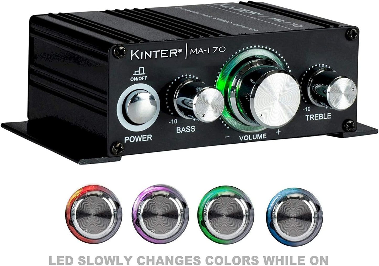 MA170 12V 2 Mp3 Kinter Channel Mini Digital Audio Power Amplifier for Car or Without Power Supply