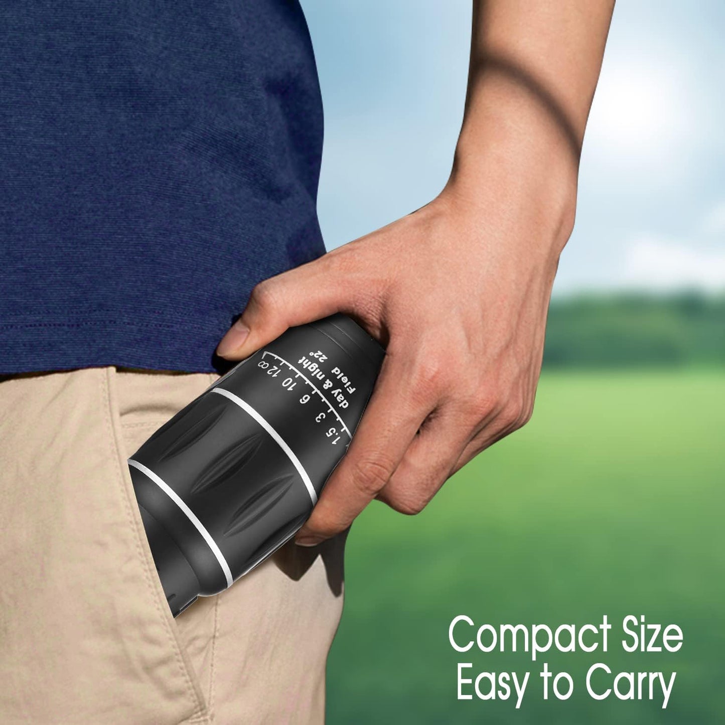 Sihea 16X52 BAK4 Mini Monocular Telescope High Powered for Adults, Birthday Gifts for Men Dad Him Husband Teen Boys