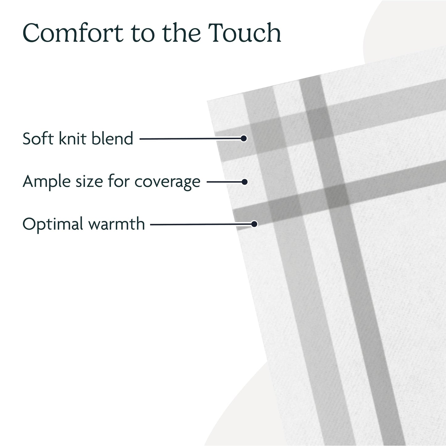 UPPAbaby Knit Blanket/Soft and Comfortable/Machine Washable/Perfect for Gifting/Grey (Grey Plaid)