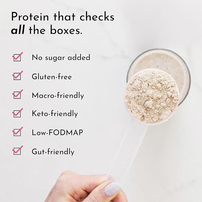 JUST INGREDIENTS Vanilla Bean Protein Powder ??20-Serving Blend with 100% Grass-Fed Whey & Organic Plant Proteins ??Real Vanilla Bean & Cinnamon ??Supports Muscle Recovery, Energy*