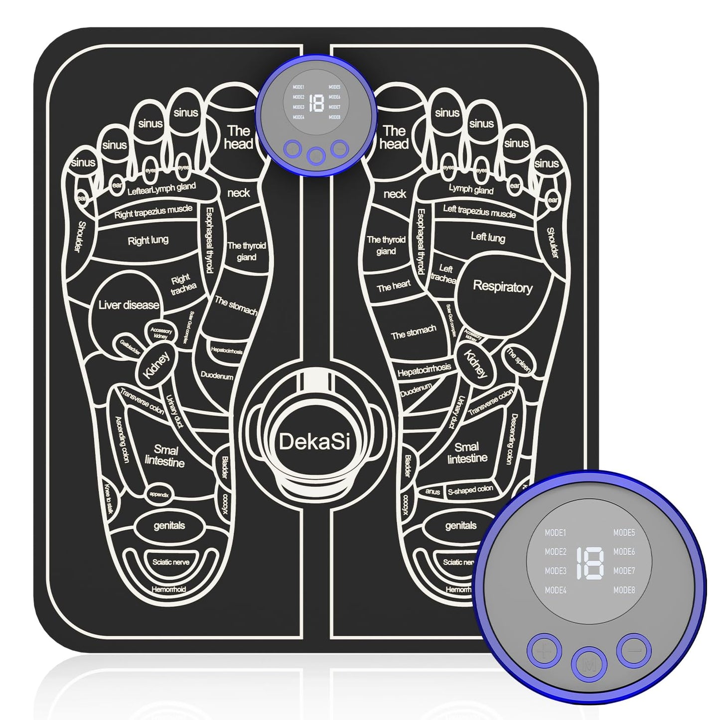 CWTUL Health Expert Electronic Stimulator and Powered Muscle Stimulation for Pain Relief, EMS Foot Massager-4