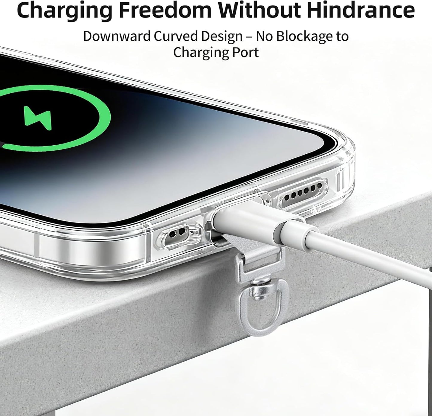 360 (3-Pack) Yojaro Rotating Stainless Steel Phone Tether Tab - Universal for iPhone & Other Phones (Fits