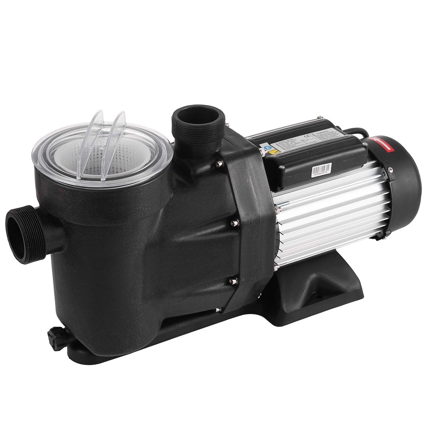 SHZOND 2.5HP Pool Pump Powerful 8880 GPH, Self Priming 110V Swimming Pool Pump, 1850W Single Speed In/Above Ground Pool Pumps for Pools, Spas, Hot Tubs, Fountains, and Water Circulation Systems