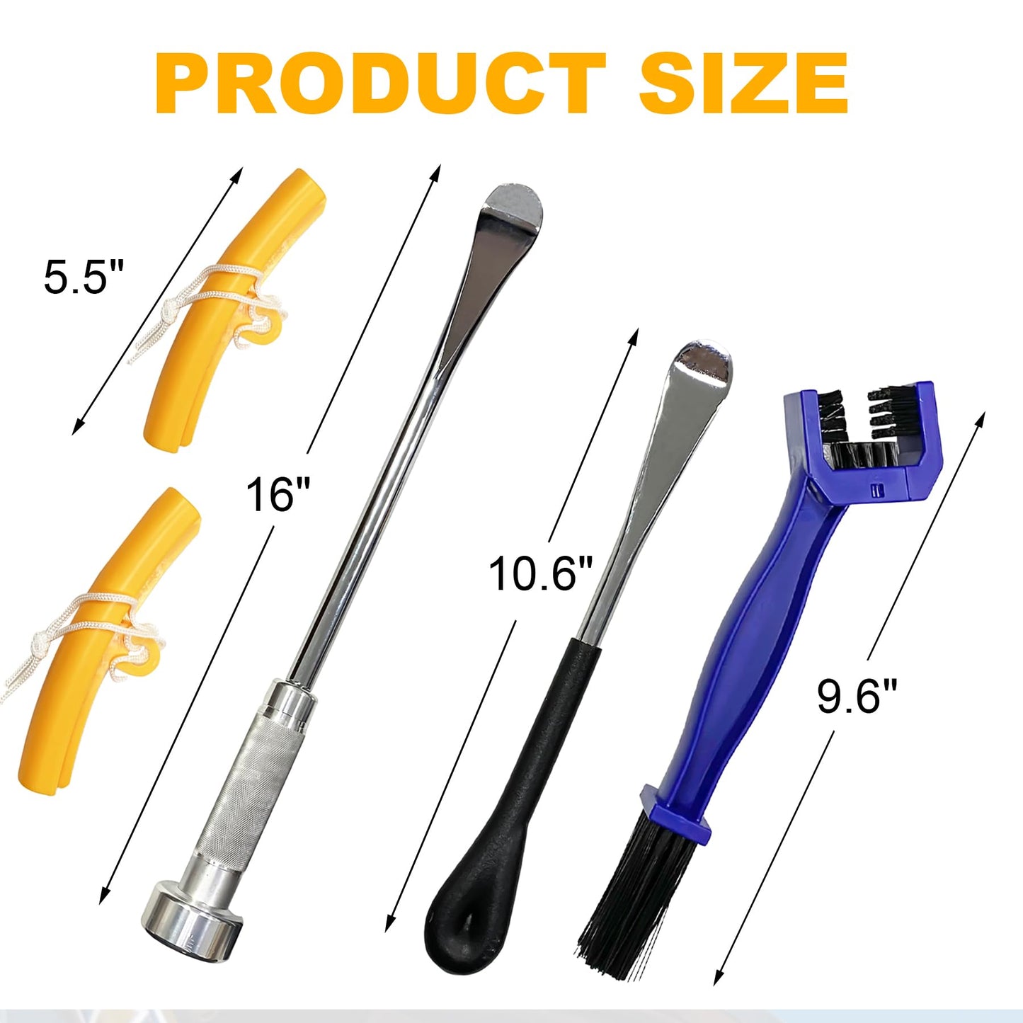 C CLINK Dirt Bike Tire Changing Tools Complete Package for Motocross Enduro Compact Dirt Bike Tire Changer for 16" to 21" Wheels Quick Easy Mount 15mm to 25 mm Axles (Complete kit)
