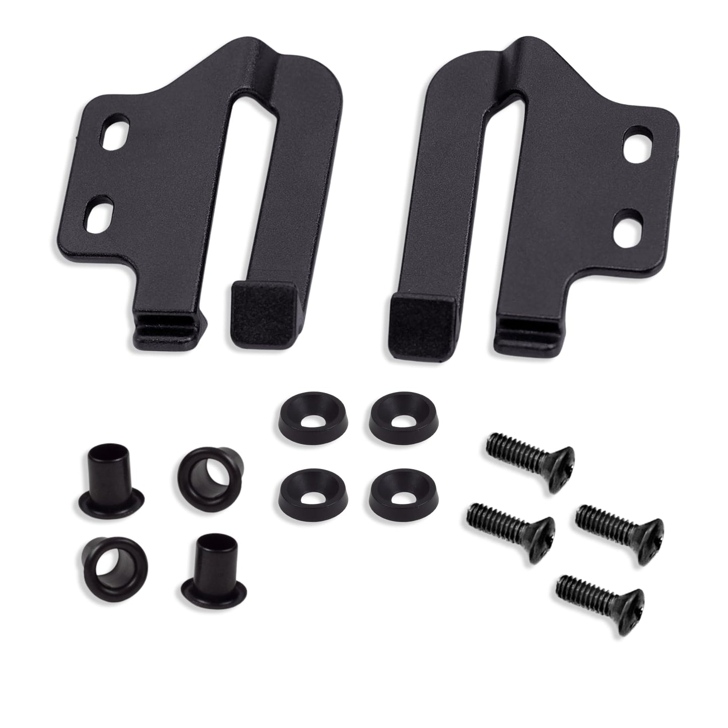 HolsterBuilder 1.75" Holster Speed Clips - Belt Clip for Outlaw OWB Holsters - Adjustable Cantt for Leather, and Hybrid Holster - Quick Clip High-Grade Material with Hardware