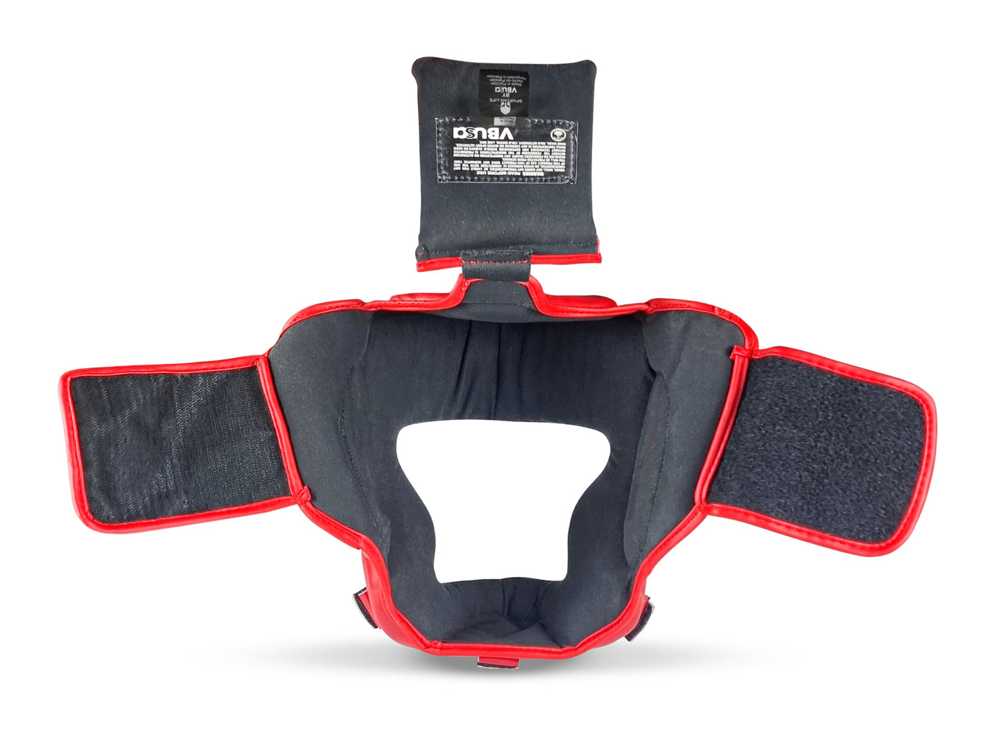Victorbudo USA Boxing Headgear MMA Muay Thai, Removable Face Grill, Head Gear for Sparring Grappling Martial Arts Kickboxing Karate Taekwondo BJJ Training Head Guard (Red, Large)