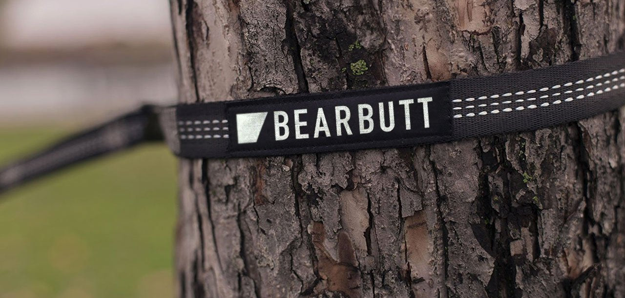 Bear Butt Kodiak Hammock Straps For Trees - 20 Feet Long Hammock Tree Straps - 40 Combined Loops - Holds 1000 Pounds - Camping Hammock Straps - Hammock Tree Straps With Carabiner - Hammock Accessories