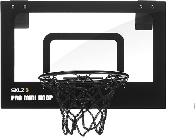 SKLZ Pro Mini Indoor Basketball Hoop - Over The Door ??Portable - Great For Home, Dorms, Offices, and Gifts