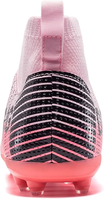 Youth Soccer Cleats Mens Training Football Cleats Lightweight Womens High-top Soccer Shoes AG, Tacos de Futbol para Hombre