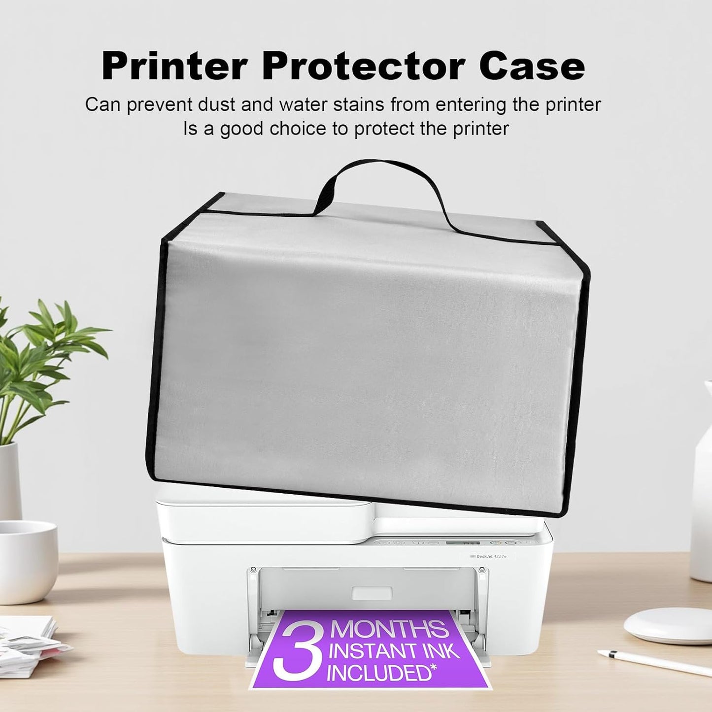 4227e/4255e/4155e Waterproof Dust Cover Printer Cover Heavy Duty Nylon Case for HP DeskJet DeskJet Wireless All-in-One