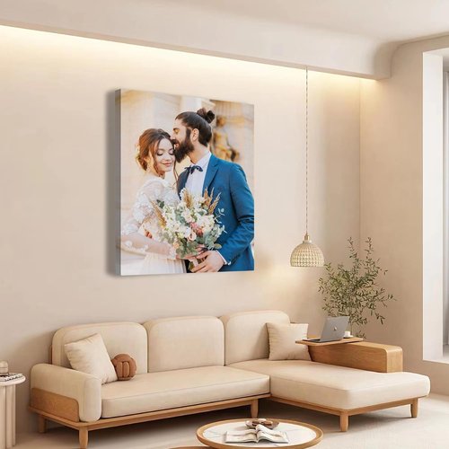 Custom Canvas Prints - Personalized Wall Art for Home Decor | Ideal Gift for Weddings & Families - 8x10