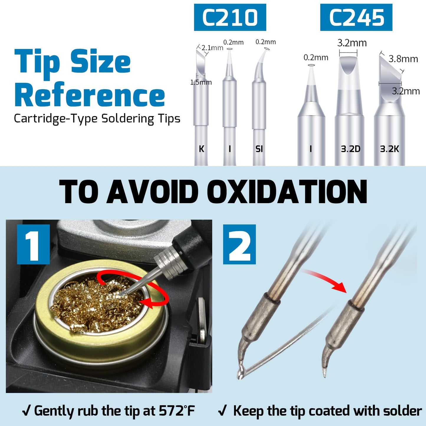 WEP 992D-III 2-in-1 Soldering Station and Hot Air Rework Station - High-Power Soldering Iron Kit with C245-compatible Cartridge, 1000W Hot Air BGA Rework Station for SMD, IC Repair
