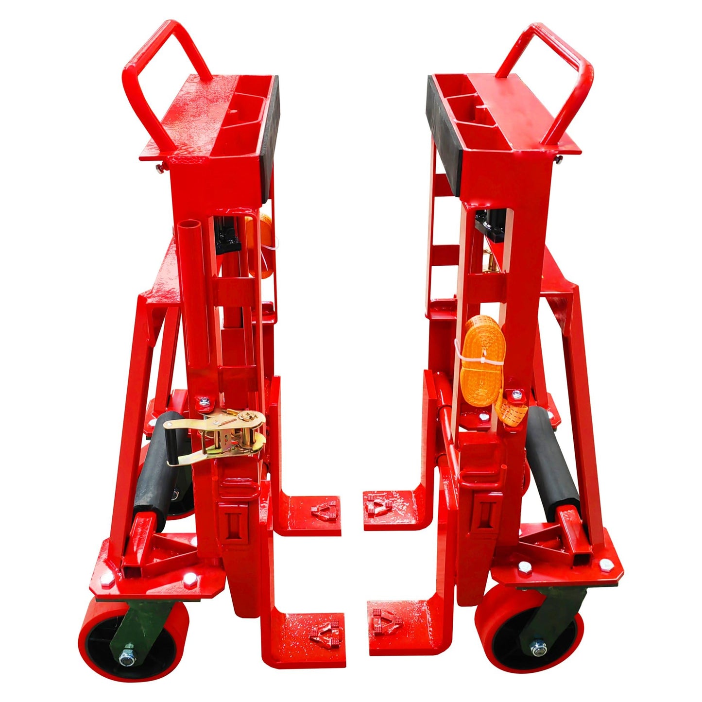 Hydraulic Machinery & Equipment Mover with Adjustable Forks, 12000 lb. Cap