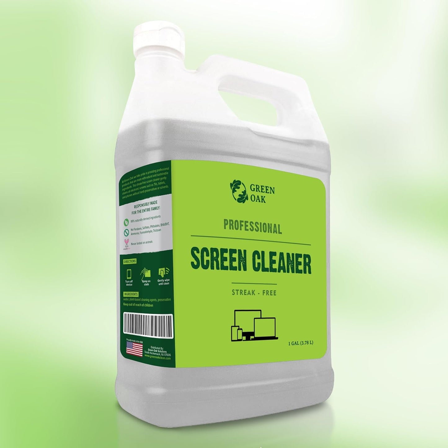 (1 Green Oak Screen Cleaner Refill Professional Screen Cleaner Spray - Best for LCD & LED TV, Tablet, Computer Monitor