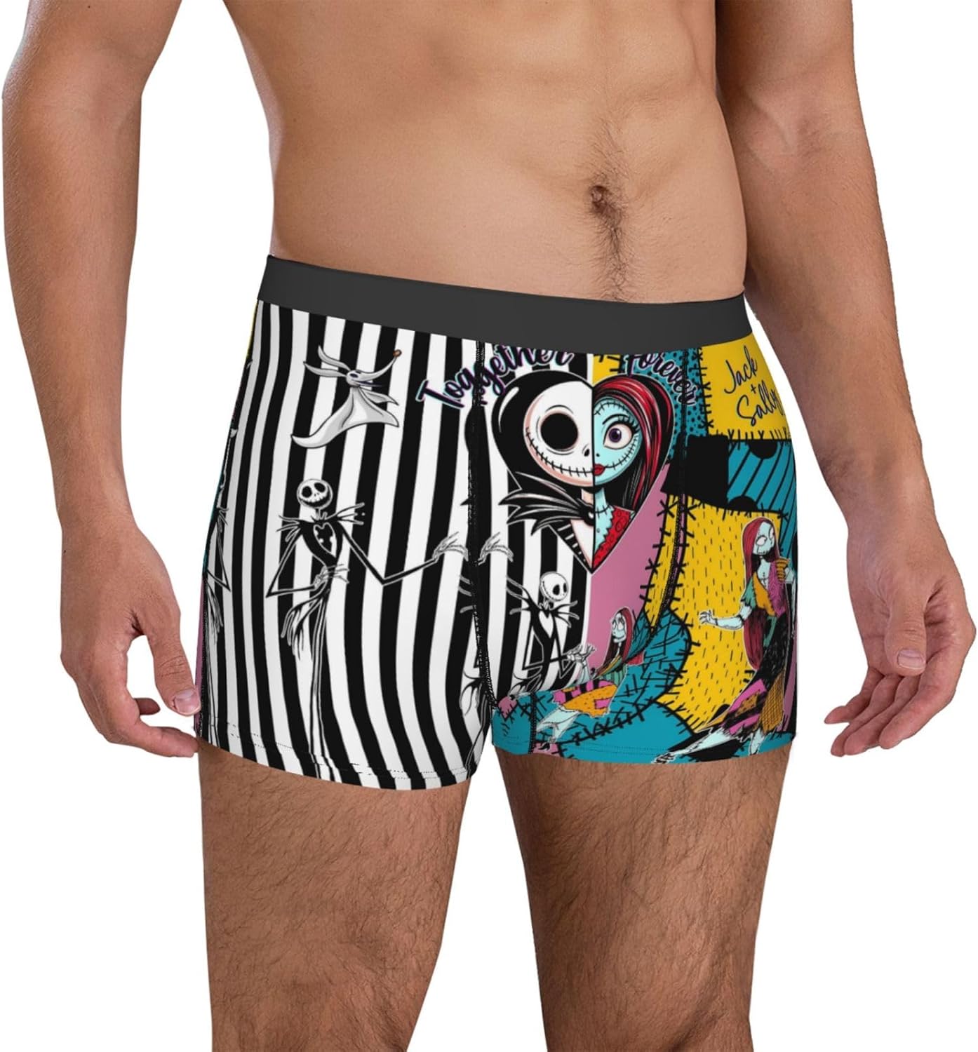 Skiennix Nightmare Christmas Men's Underwear - Breathable Stretch Briefs | Novelty Print Design