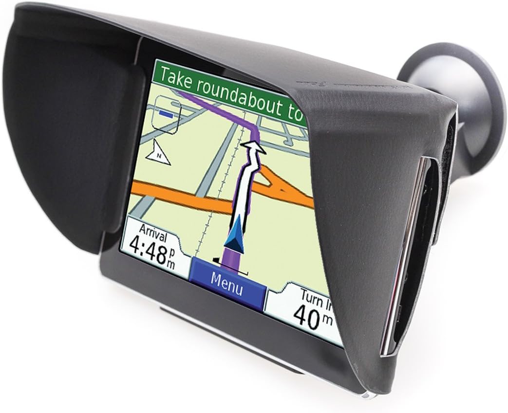 TFY (7 Inch) Sunshade & Glare Visor for Garmin Nuevi GPS Navigator and Other GPS Navigators