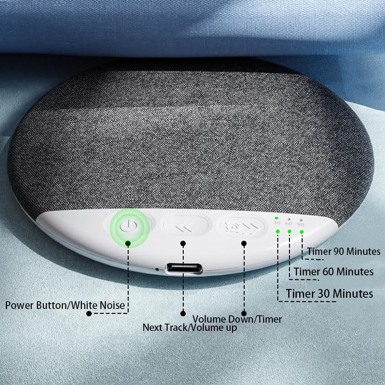 nachili 5.4, (1 Bluetooth Pillow Speaker for Sleeping, Under Pillow Speaker, Sleep Headphones for Side Sleepers