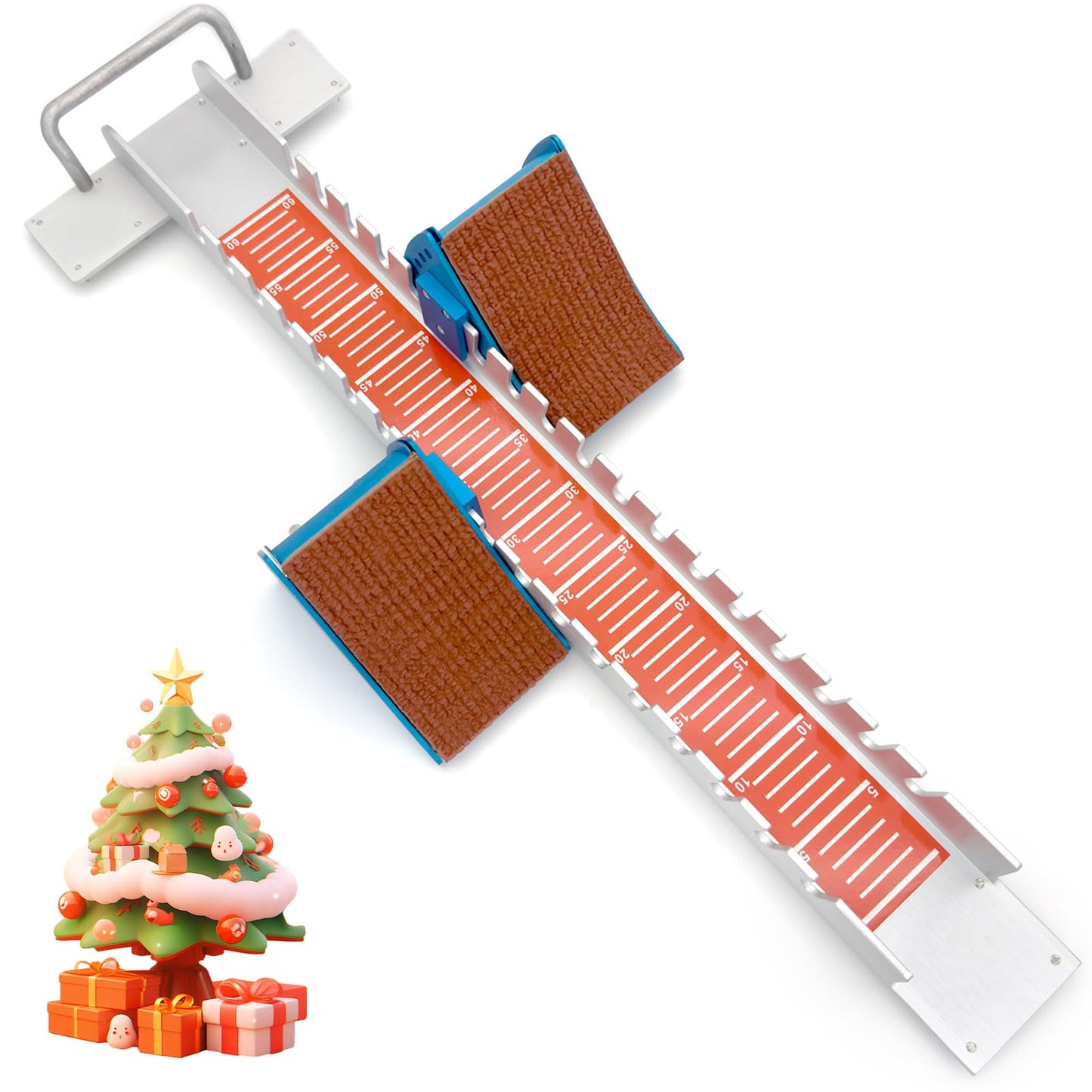 Supvision 32in High-Level Starting Blocks Aircraft Grade Aluminum Running Track Blocks Waterproof and Rustproof 6 Angle Adjustable Pedals for Track and Field Competition