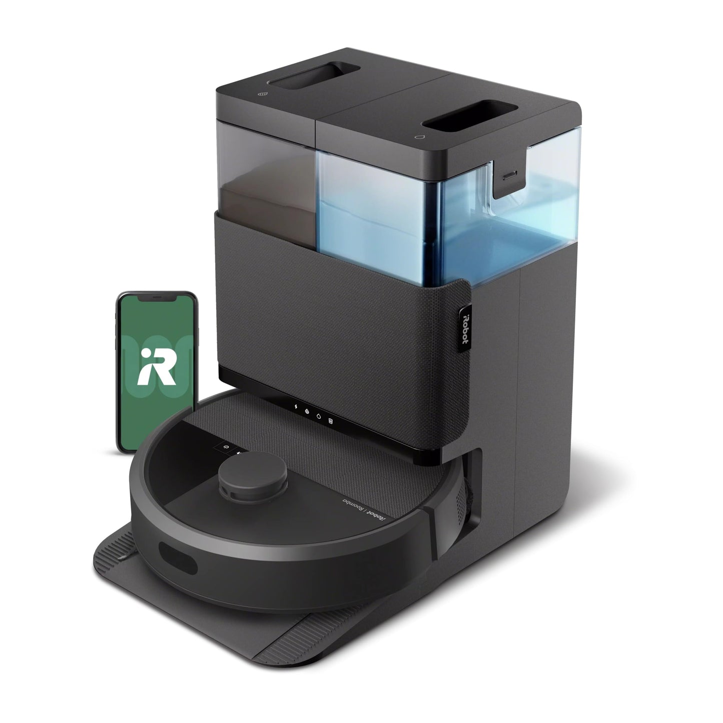 iRobot Roomba Plus 4020 2in1 Vacuum & Mop Robot with AutoWash Dock - Dual Spinning, Smart & Fast Mapping, Ideal for Pet Hair, Self-Empties 75 Days, Intense Suction, Pad Washing & Drying