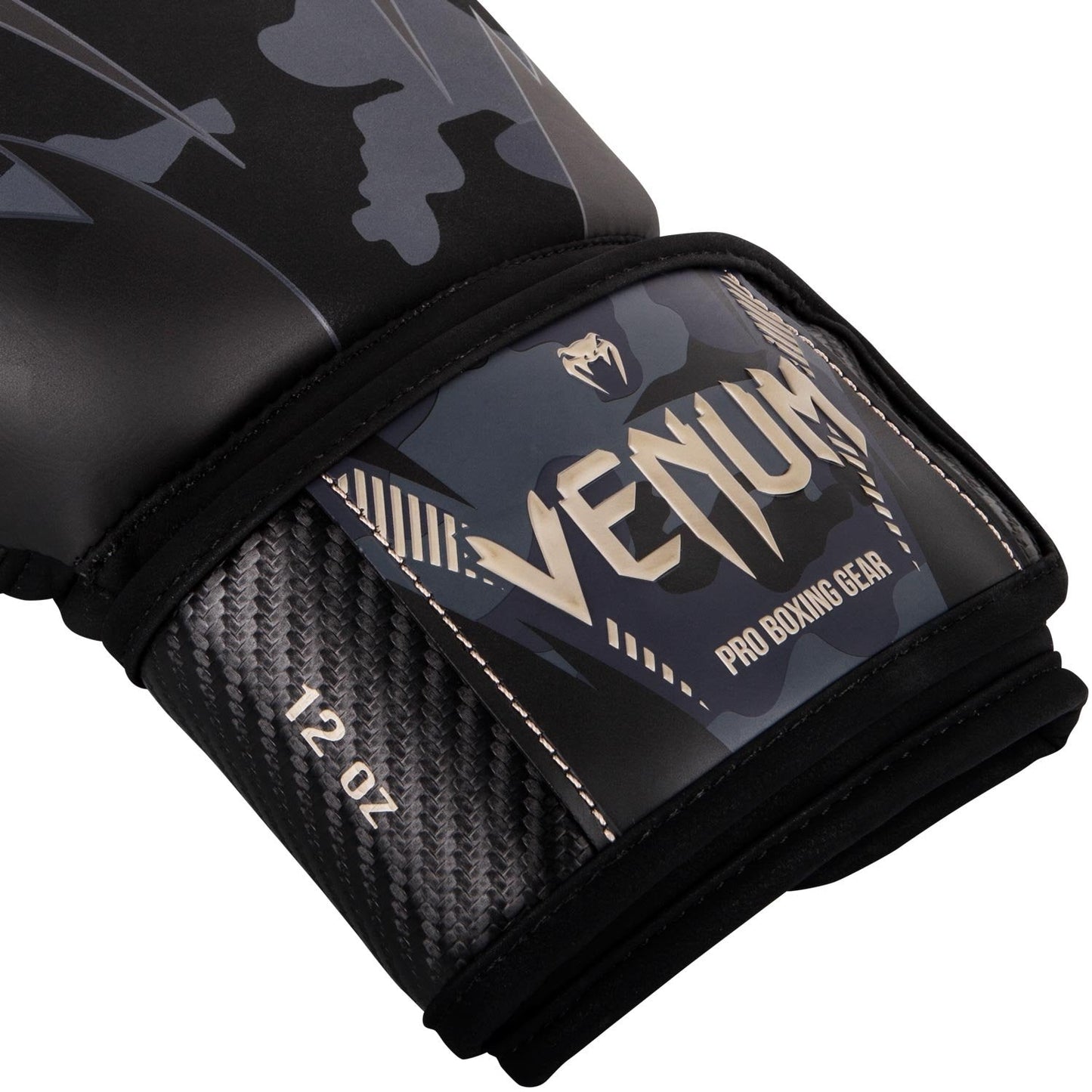 Venum Impact Boxing Gloves - Dark Camo/Sand - 16oz