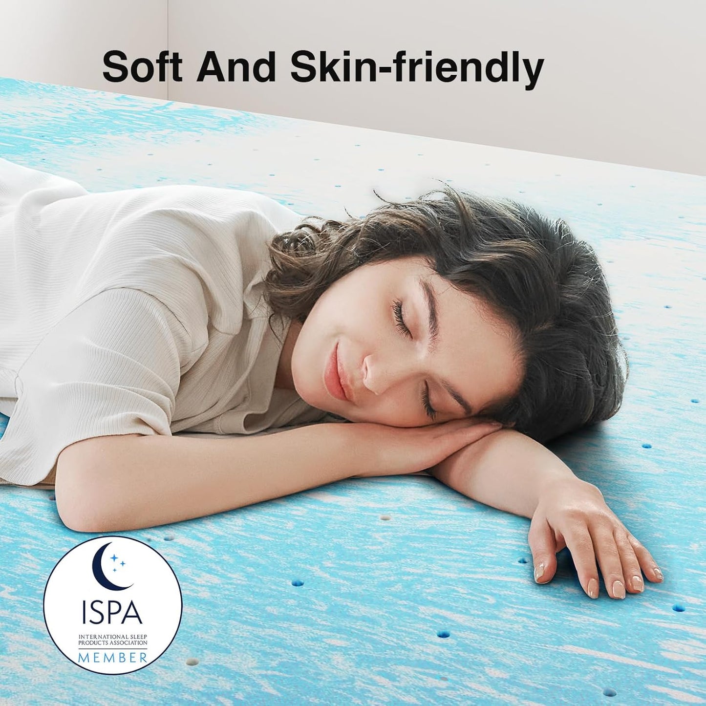 Novilla Twin Memory Foam Mattress Topper - 3 Inch Cooling Gel Infused for Pressure Relief & Comfort