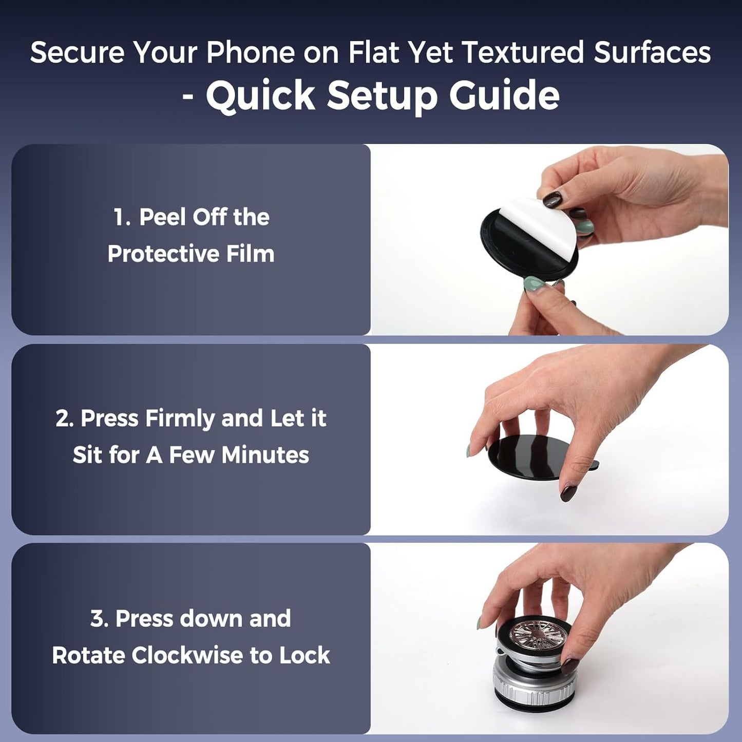 CORLAGOON 2026 360 17 16 15 14 13 12 Upgraded Nano Gel Vacuum Magnetic Car Phone Holder,Reinforced Ultra Suction Cup