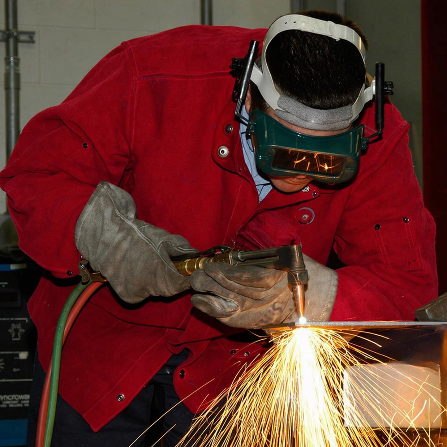 RX WELD Medium Duty Torch Kit with Check Valves - Oxy Acetylene Cutting, Welding & Brazing Tool Set (CGA540/CGA510)