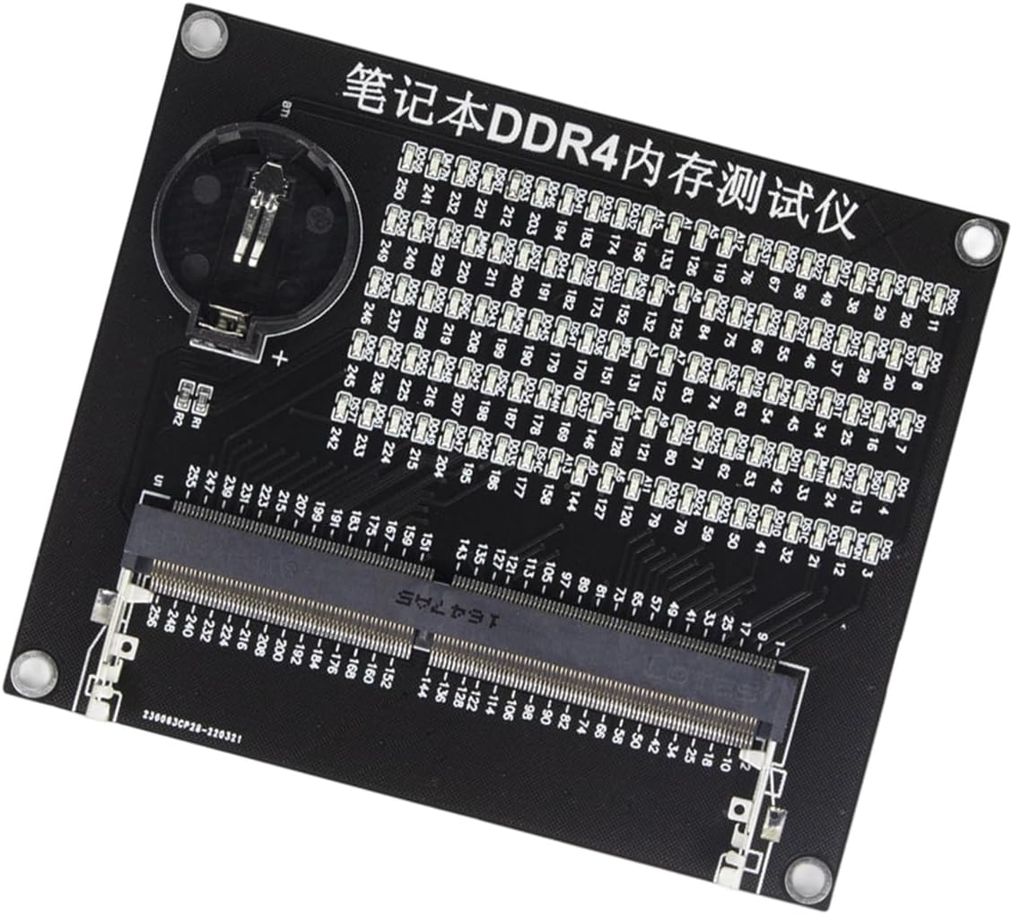 JINPIAOPIAO DDR5 DDR4 DDR3 Laptop Notebook Memory Slot Diagnostic Tool Tester with LED Indicators Memory Test Card