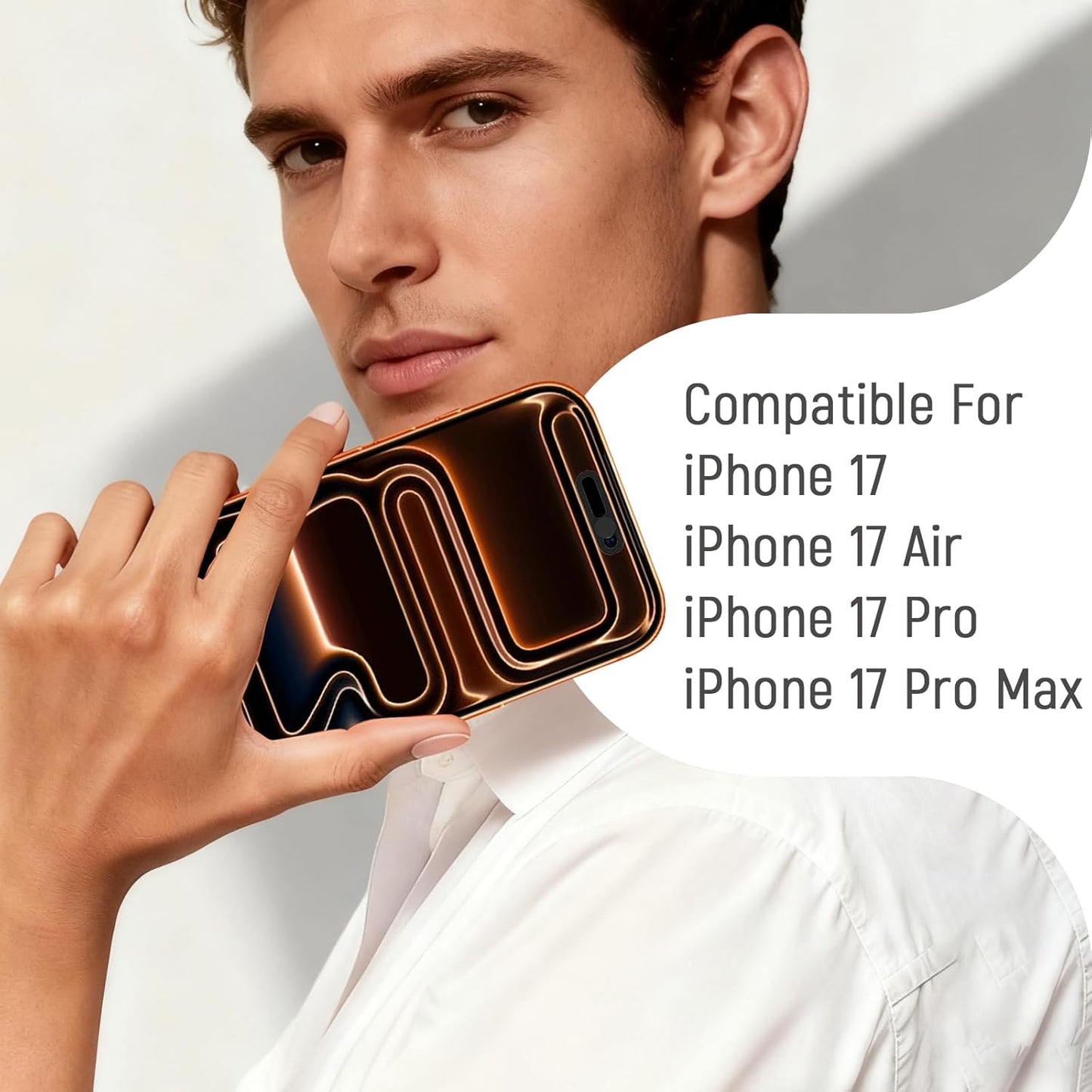 17/17 17 Pro/17 2 Pack-Black Front Camera Cover Compatible for iPhone Air / Pro Max,Webcam Cover Protect Privacy