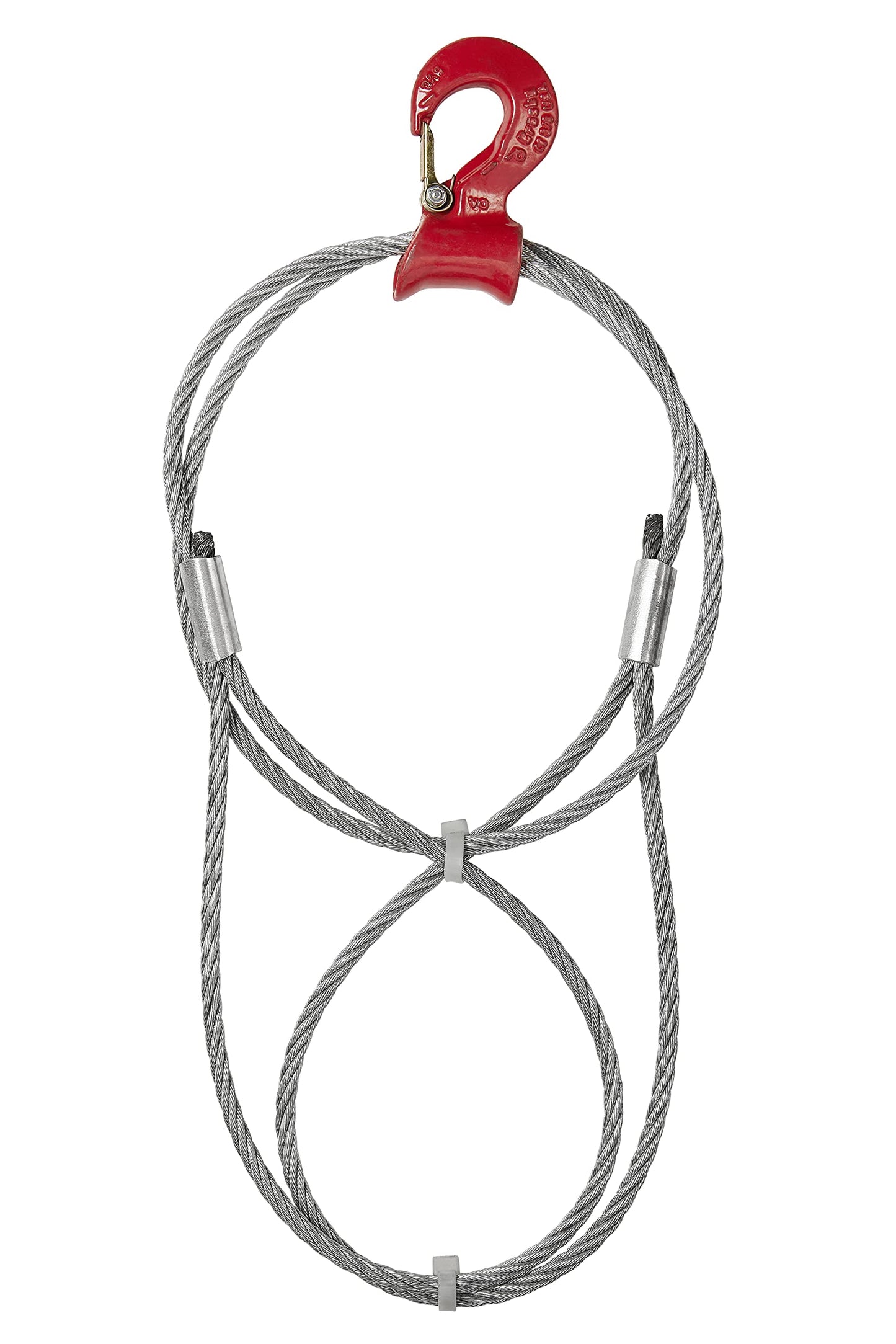 Tractel Griphoist Rescue Kit | 2 Ton - 4000 lbs. Weight Capacity | 60ft. Lift Galvanized Wire Rope | Heavy Duty Portable Manual Hoist | Wire Rope Slings | Man Riding Hoist | TU28K