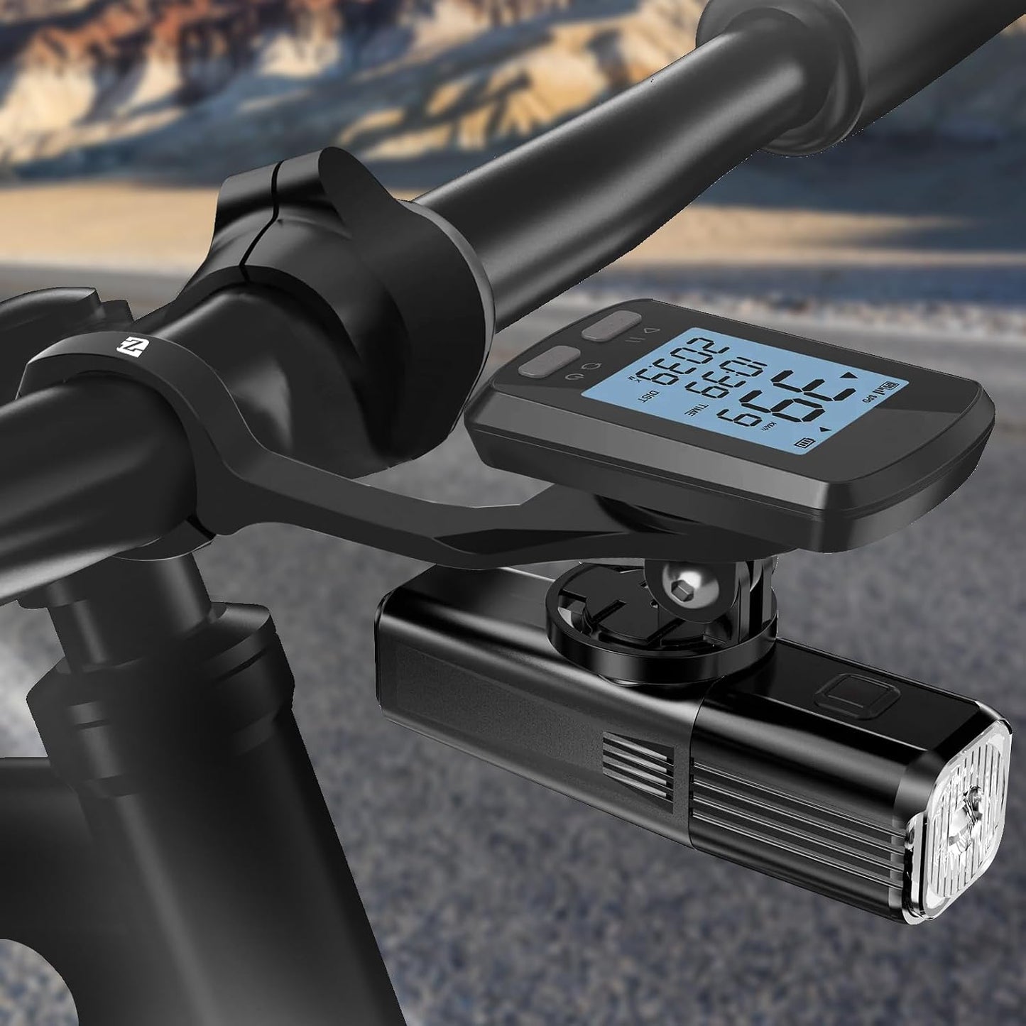 ZIDAOKA 25.6mm 31.8mm Bike GPS Computer Mount for Garmin,Out Front Bike Mount for Riders,Cycling Bracket