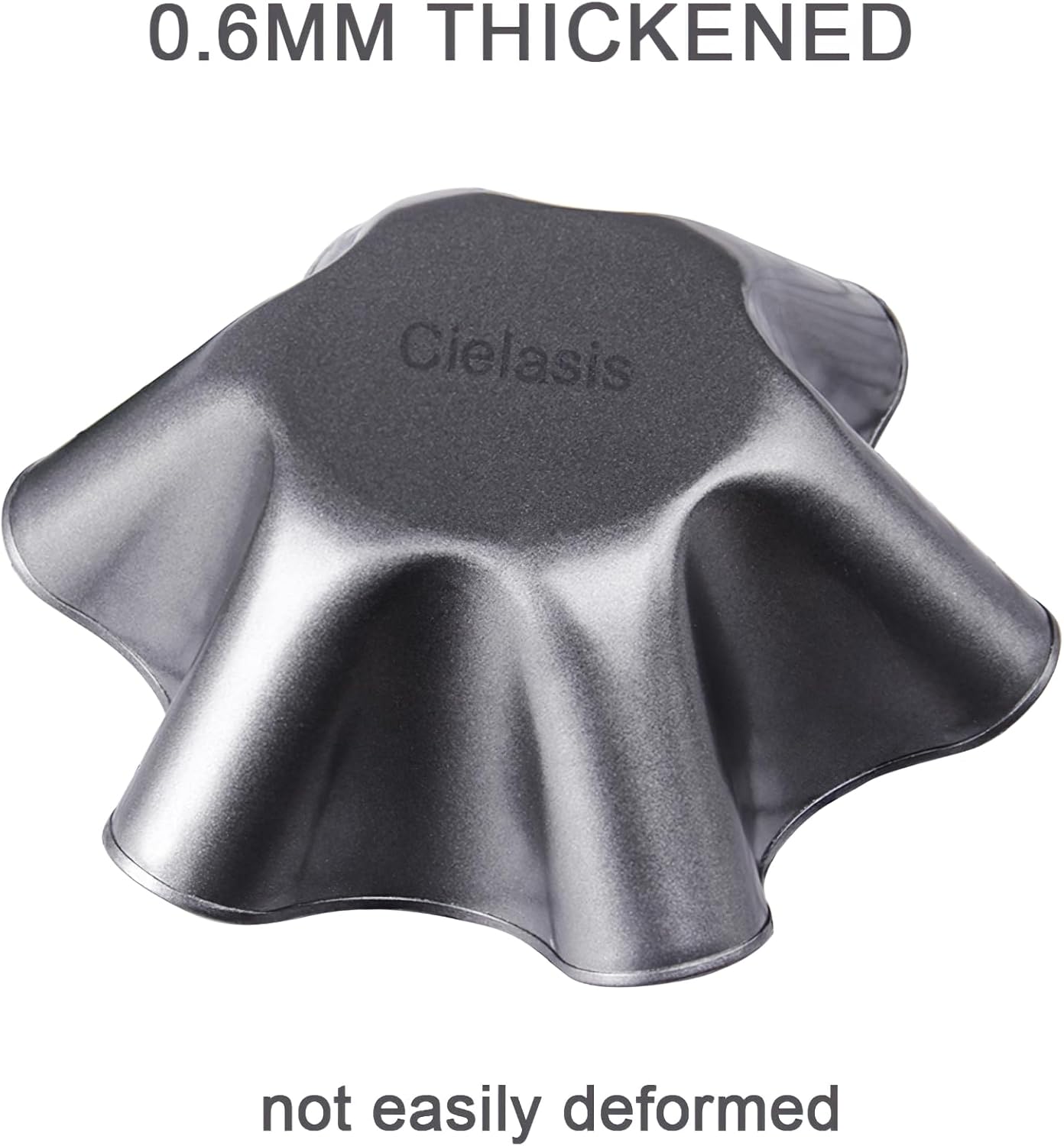 Skiennix Nonstick Taco Shell Bowl - 2 Pack Carbon Steel Tortilla Maker for Baking & Frying