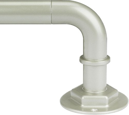 Byondeth Curtain Rods - Adjustable Blackout Wrap Around | 16 to 144 Inches, Brushed Nickel Finish