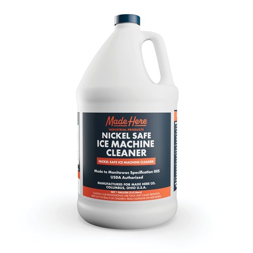 Made Here Co. Ice Machine Cleaner - Nickel-Safe Descaler for Effective Cleaning- Ideal for Nickel Components - Ideal for Home or Commercial Use, 1 Gallon, Pack of 1