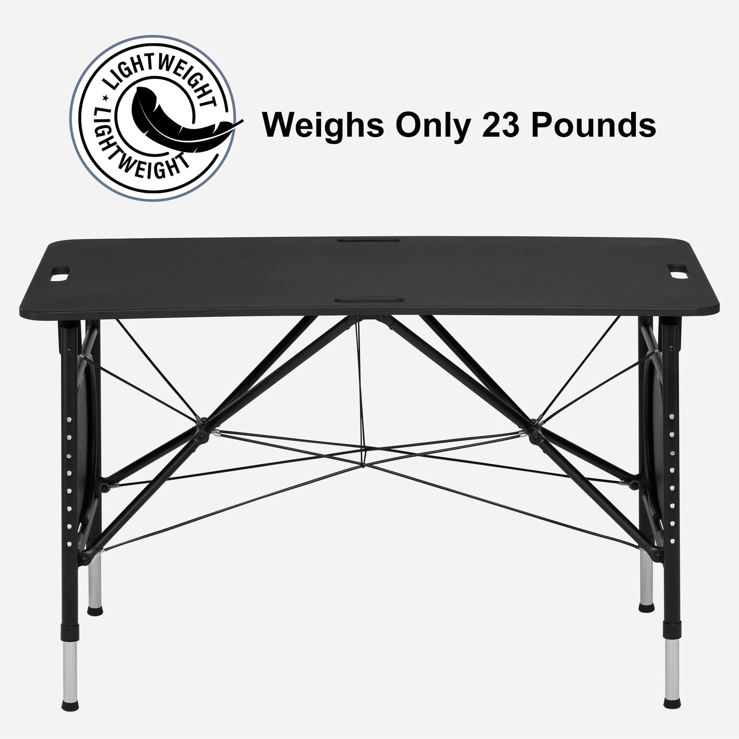 Mars Foldable and Portable Athlete Support Hub and Sports Training Treatment Recovery Station Desk & Kinesiology Taping Table-Lightweight only 22lbs