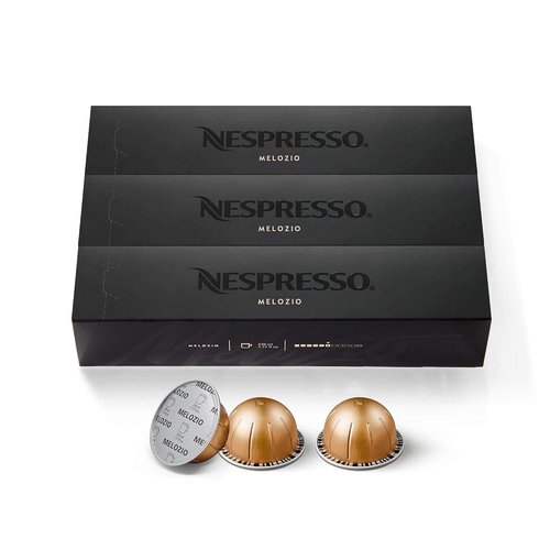 Nespresso Melozio Capsules - Medium Roast Coffee Pods for 7.8oz Brews | 30-Count Pack