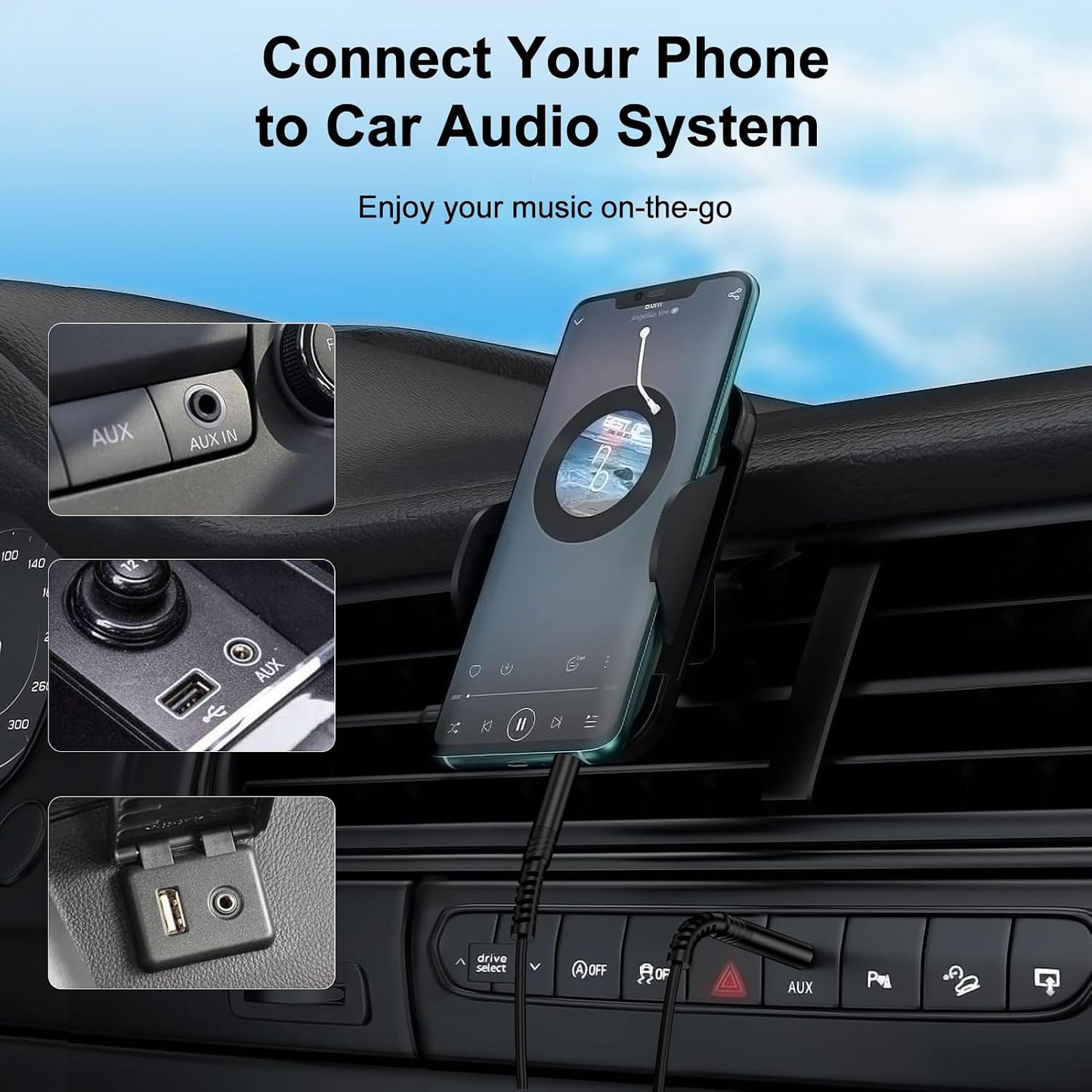 3.5mm 3.5mm 6FT, 3.5 mm Coiled to Audio Cable Retractable Male to Male Aux Cord Car Stereo Audio Jack Adapter Dongle