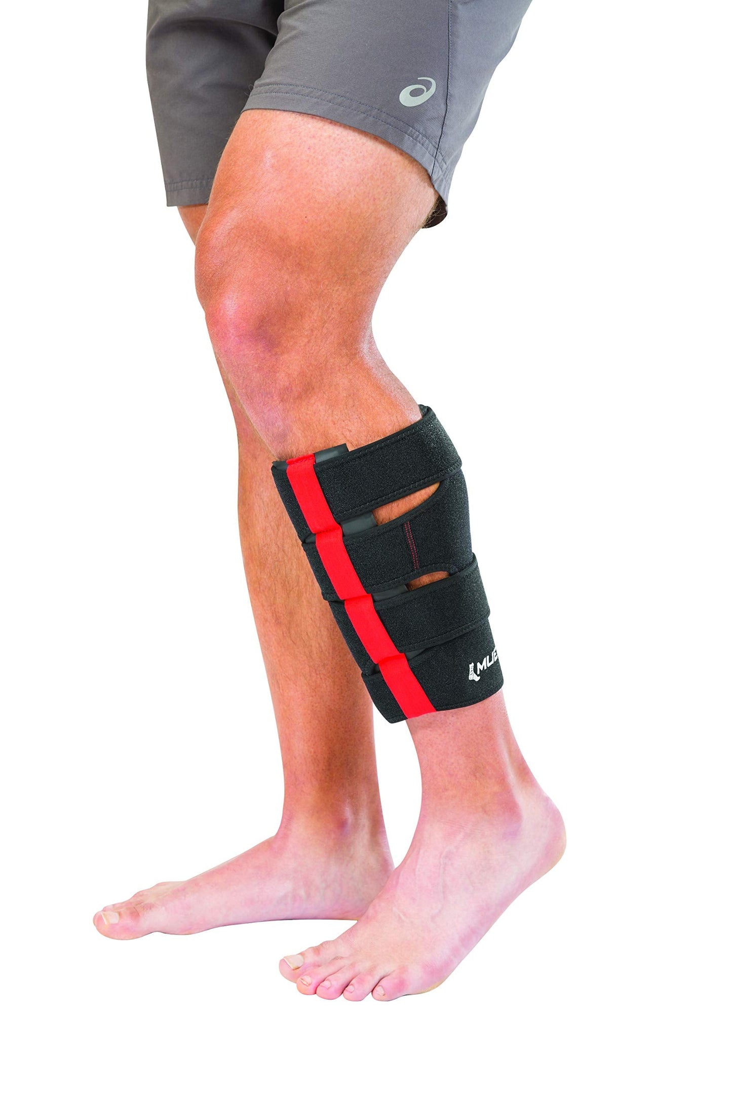MUELLER Sports Medicine Multi-Directional Calf Warp, Support Wrap for Lower Leg, Self Adhesive Bandage, Athletic Compression Sleeve for Injuries and Pain Relief, Small/Medium