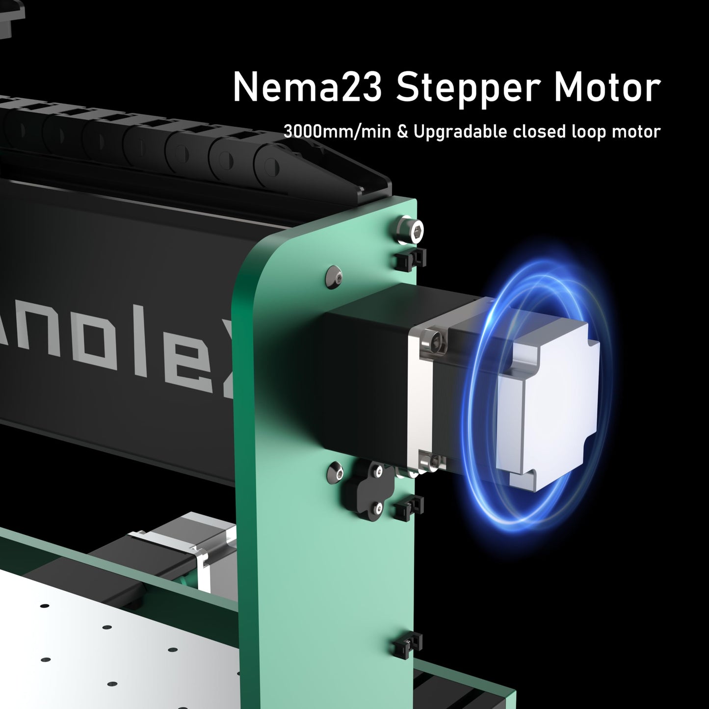 AnoleX CNC Router 4030-Evo Ultra 2 with 4th Axis Rotary Module and Closed Loop Stepper Motor