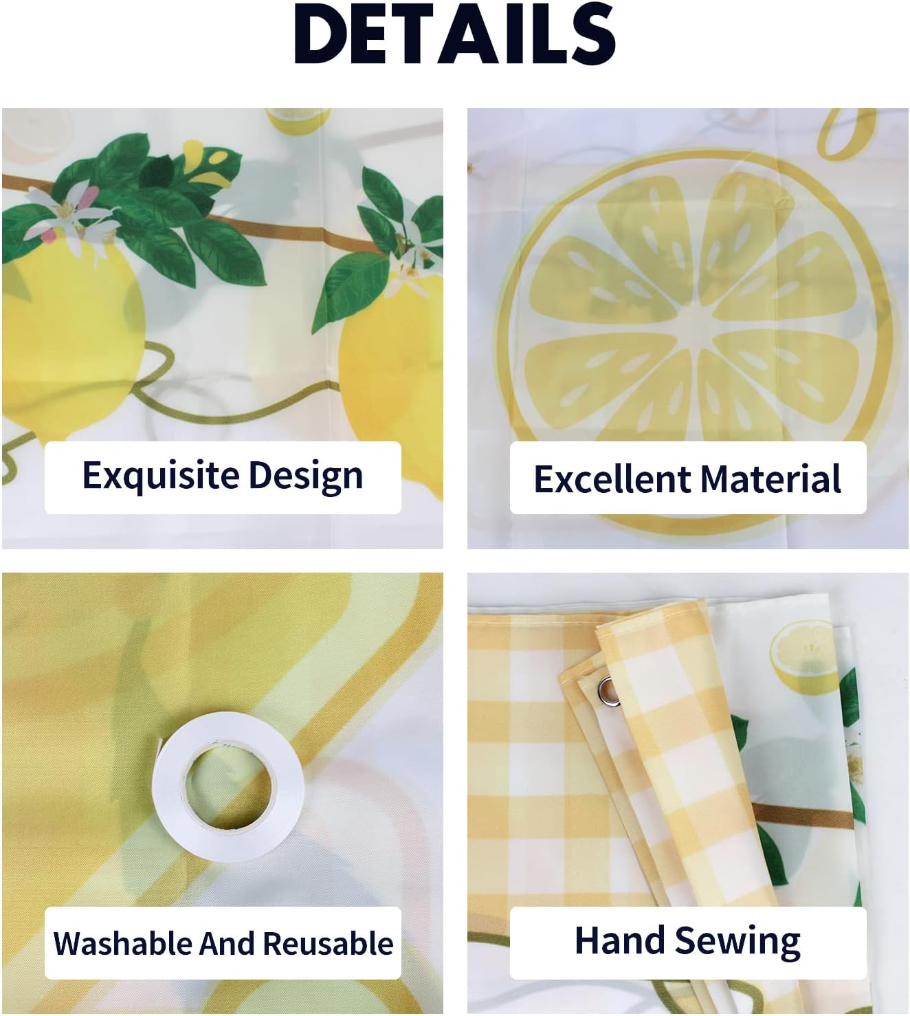 HAMIGAR 6x4ft 1st Sweet One Banner Backdrop - Lemon First Birthday Decorations Party Supplies