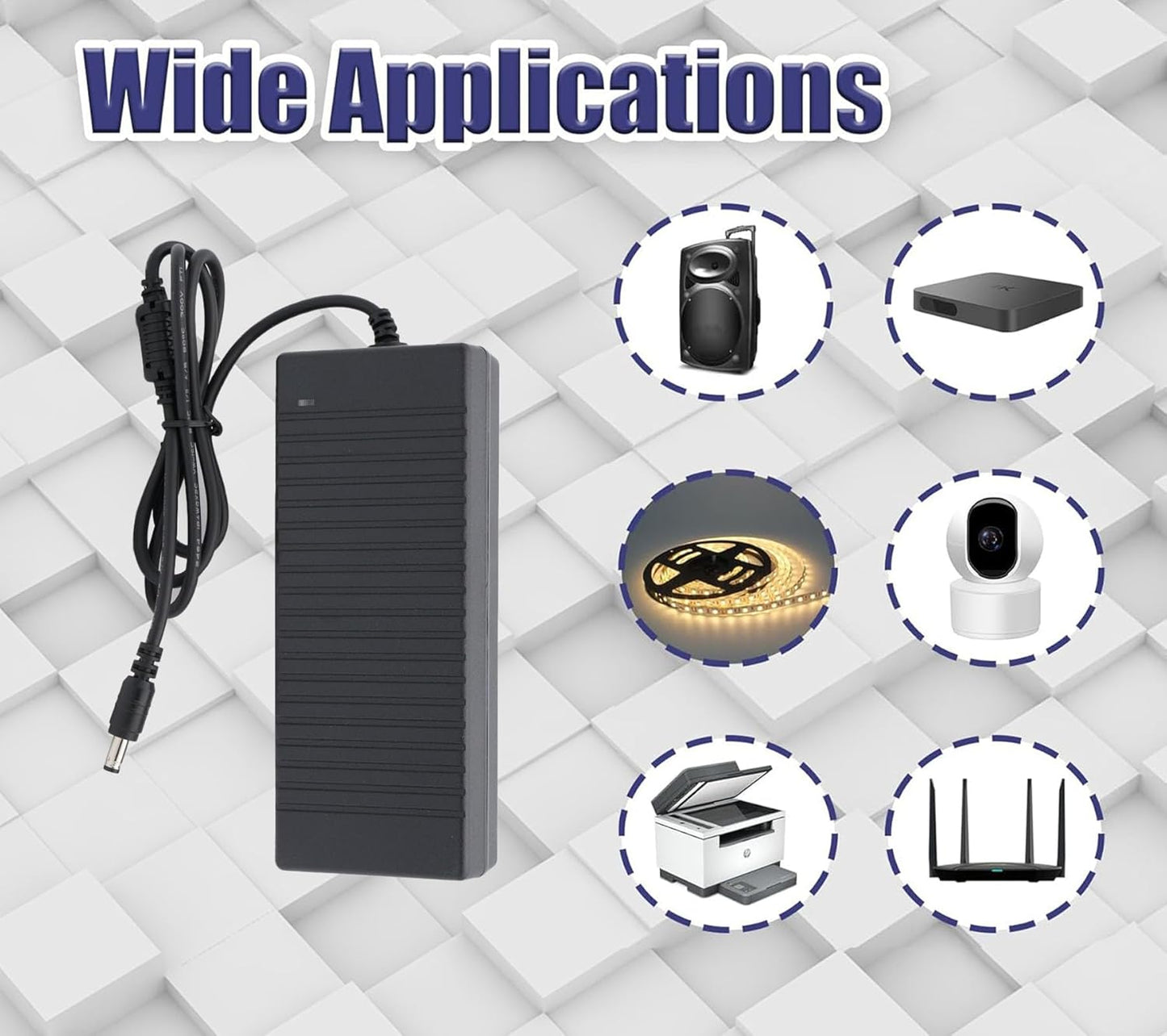 48V 4A 192W 110V/240V 48V 4A DC Power Supply Adapter Transformer Switch AC to DC Switching Converter LED Driver for LED