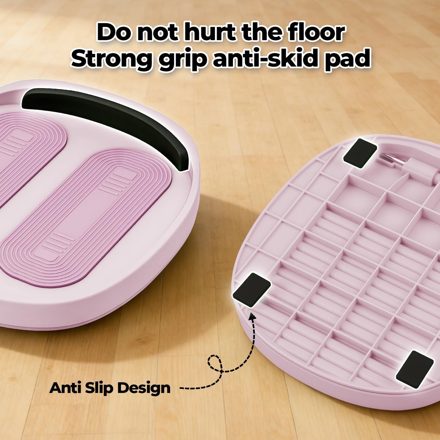 HAIZAIGUOGUO Calf stretcher slant board, 15-Level Adjustable Slant Board for Plantar Fasciitis, Shin Splints & Achilles Tendonitis, Lightweight Ankle Stretch Board for Home Gym or Travel(Pink)