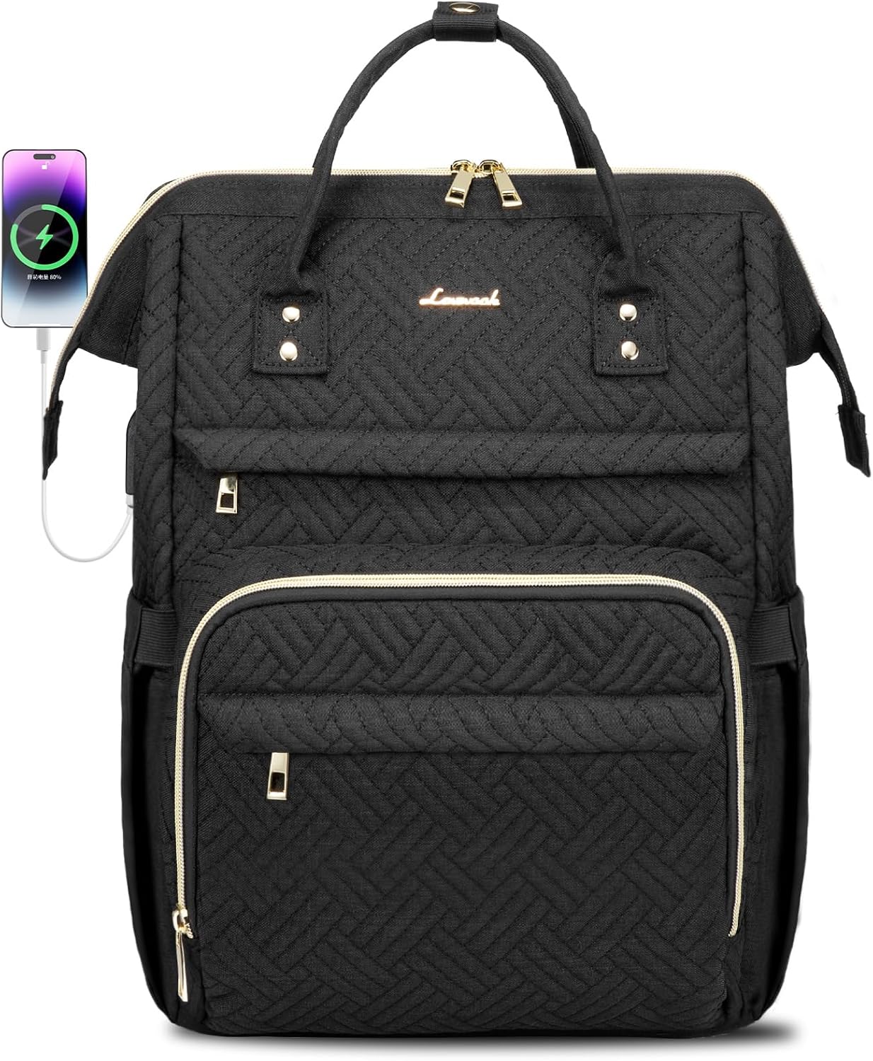 Backpack Women,15.6 Inch Backpack Backpack,Waterproof Pack LOVEVOOK Laptop for Professional Womens Travel Purse