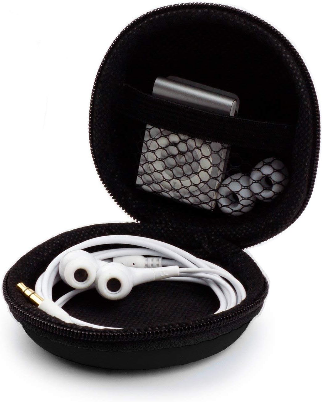 MAS CARNEY Earphone Case Headphone Earbud Hard Protective Carrying Case Bag
