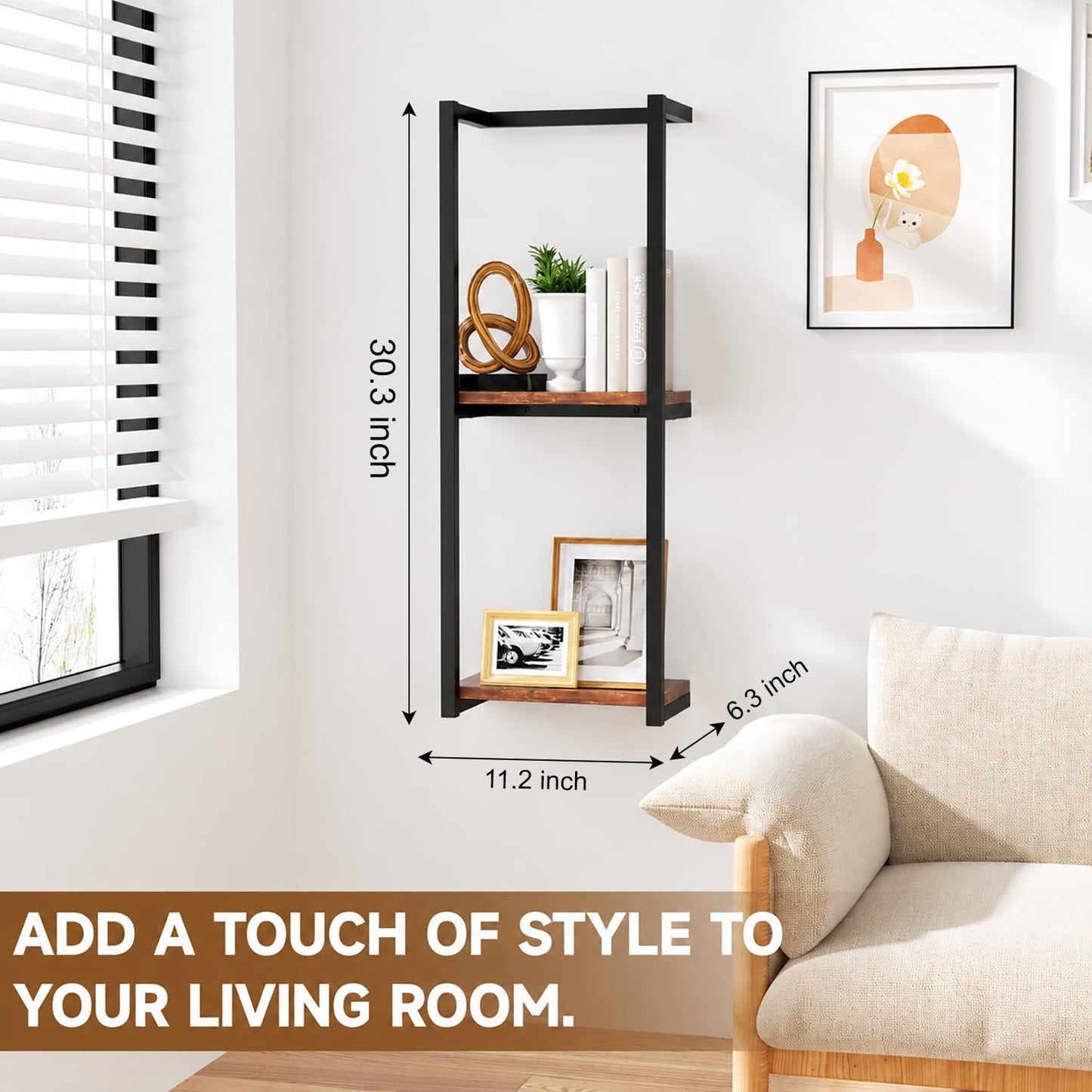 GOTFLYO Towel Racks for Bathroom, 2 Tier Wall-Mounted Towel Rack, Home Decor Shelf, Space-Saving Organizer Rack for Household, Bathroom, and Bedroom