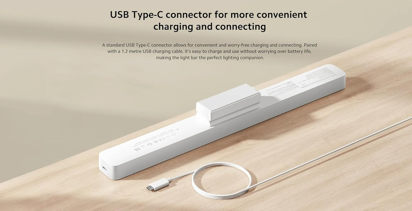 XIAOMI Wide-Angle Magnetic Reading Light Bar - Perfect for Desks and Workspaces