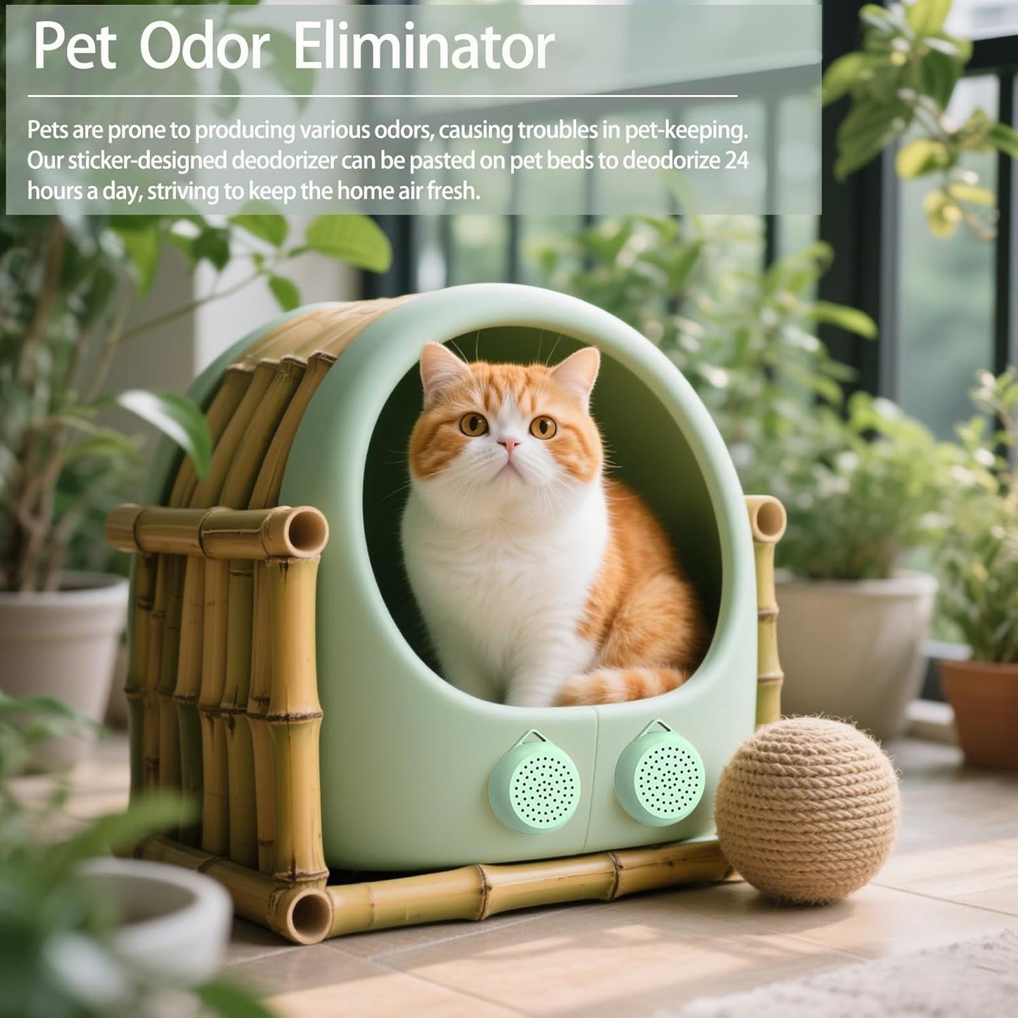 Odor Eliminator | 8 Pack Compact Fragrance-Free Freshener for Closets, Shoes, Refrigerators & Pets