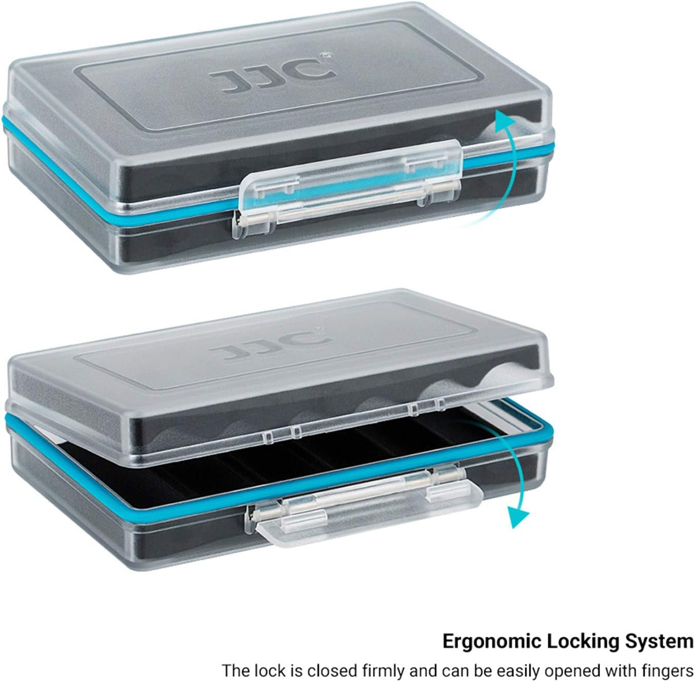 18650 6 18650 JJC Battery Case, Shockproof & Water-resistant Battery Storage Holder for x Battery, PC Shell Easy