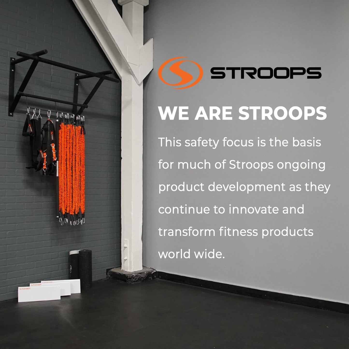 Stroops Son of The Beast Resistance Bands Battle Ropes Set | Elastic Training Rope with Power Pull Belt, Anchors, Carabiners & Agility Dots for Full Body Training | 77Lbs, Pro Kit - Black