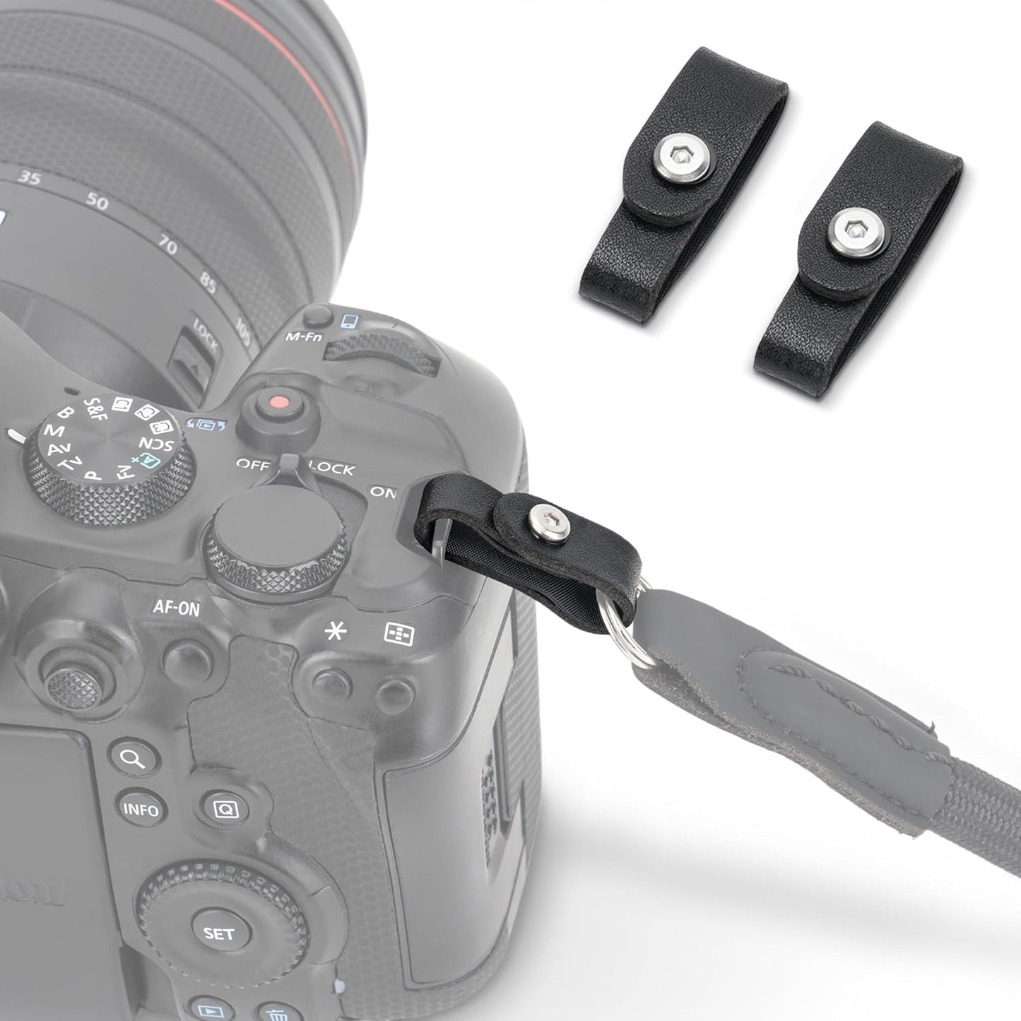 R6 R5 R50 R50V R100 R10 R8 R7 R6 R5 R1 R3 ZV-E10 ZVE10 ZVE10II Camera Hand Wrist Shoulder Neck Strap Adapter Loop